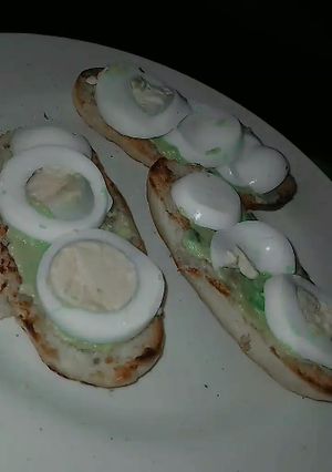 صورة لوصفة شرائح بيض الافاوكادو 😋
