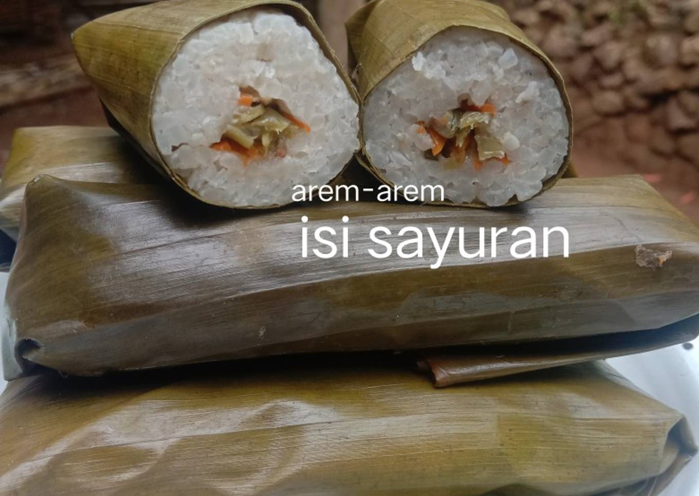 Arem-arem ayam wortel buncis