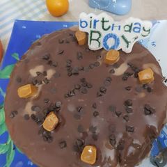A picture of Moist chocolate cake without oven.