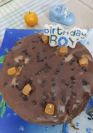 A picture of Moist chocolate cake without oven.