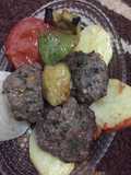 Baked Kofta with Vegetables