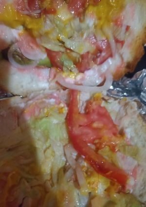 Una foto de Lonche de pierna fácil 😍