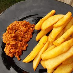 A picture of Baked wedges.