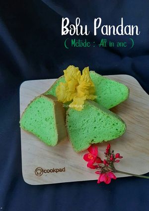 Foto resep Bolu Pandan (Metode All In One)