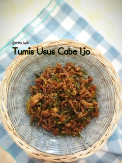 Foto resep Tumis Usus Cabe Ijo