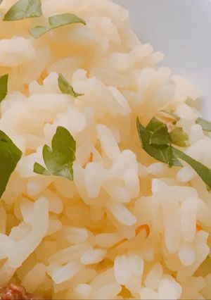 A picture of Simple Saffron Rice.