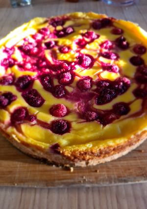 Una foto de Kuchen de frambuesas