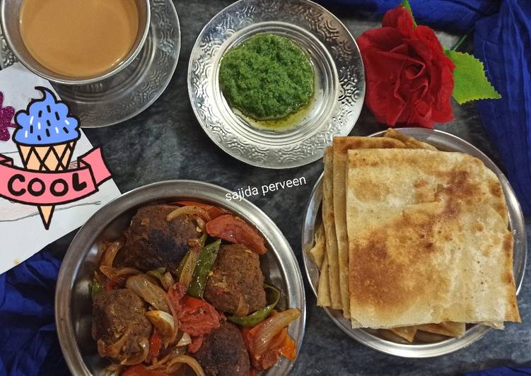 Step-by-Step Guide to Prepare Award-winning &#34;Dum kabab with paratha