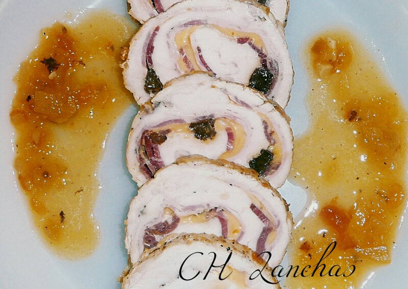 Pechuga de pollo rellena