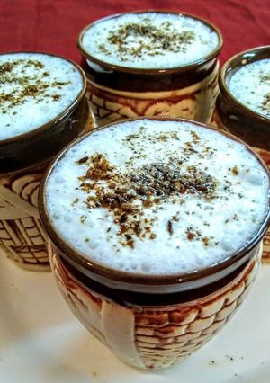 A picture of Masala lassi.