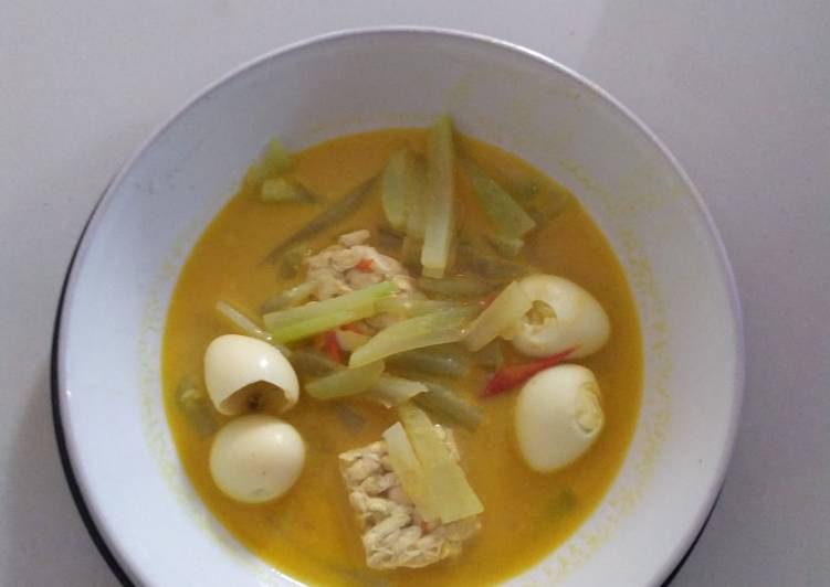 Resep Simple santan labu siyam Anti Gagal