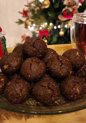 Una foto de ✨🌟Besos de cacao, nuez y especias 🌟 Galletitas #singluten y sin refinados 🌟✨