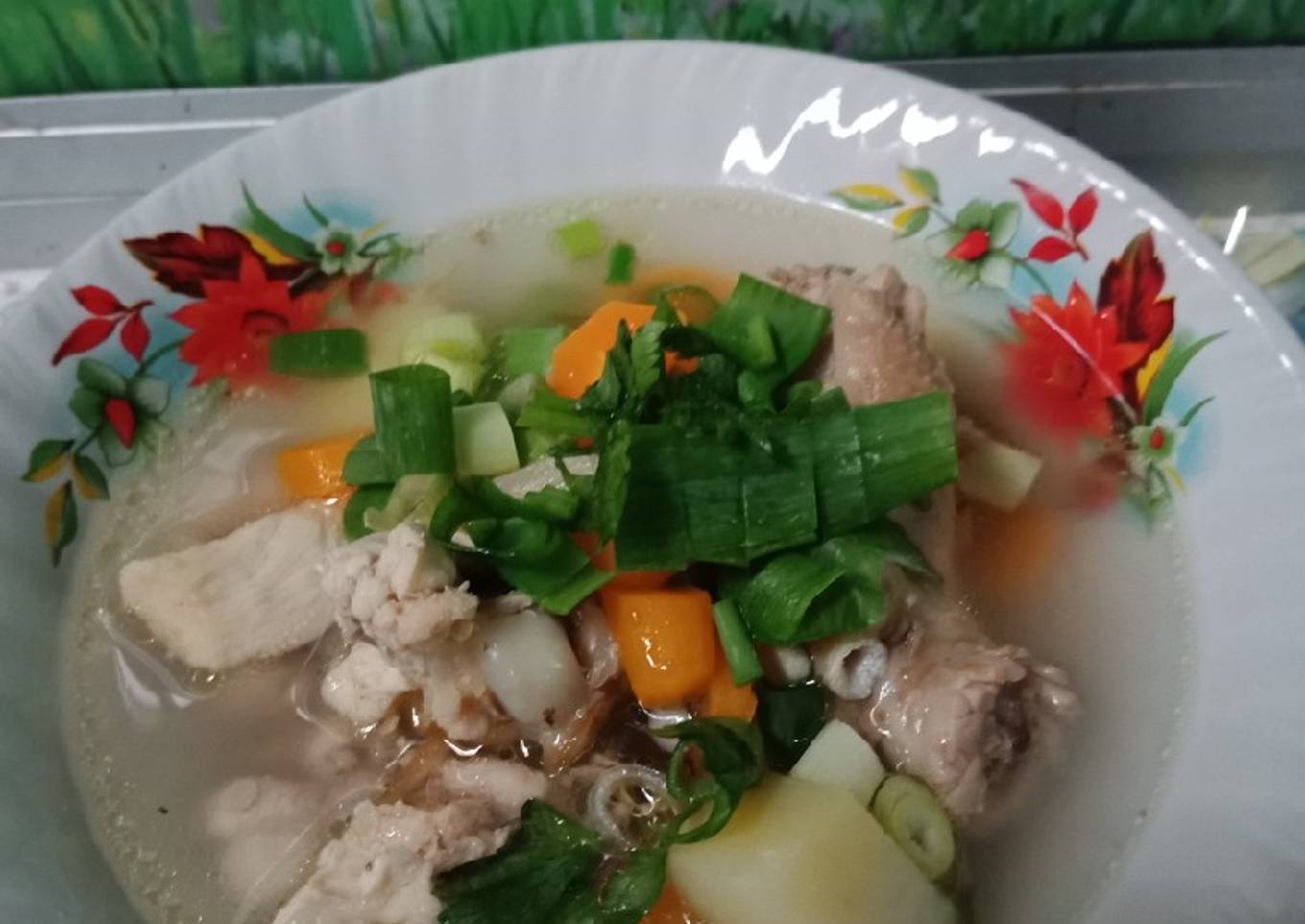 Sop ayam bening