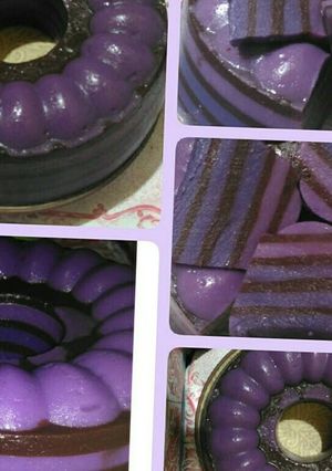 Foto resep Kue lapis ubi ungu