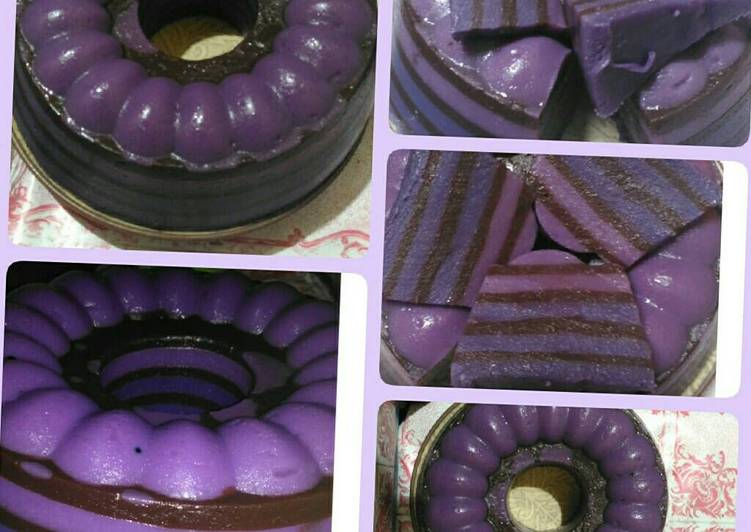 Kue lapis ubi ungu