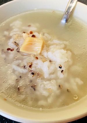簡易電鍋元氣粥 的食譜成品照片