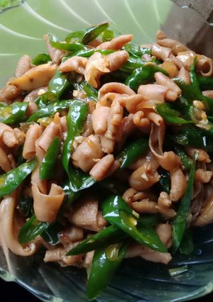 Foto resep Usus Ayam Cabe Ijo
