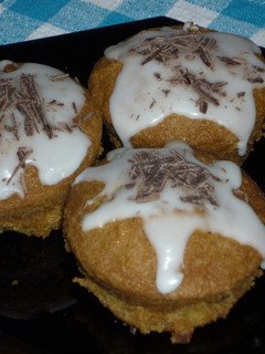 Muffin vaníliakrémmel töltve recept fotója