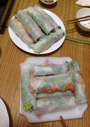 Hình của món Gỏi cuốn.