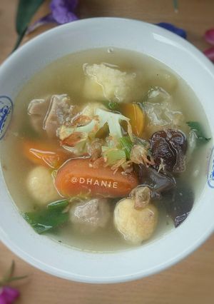 Foto resep Sup Bola Tahu dan Bakso
