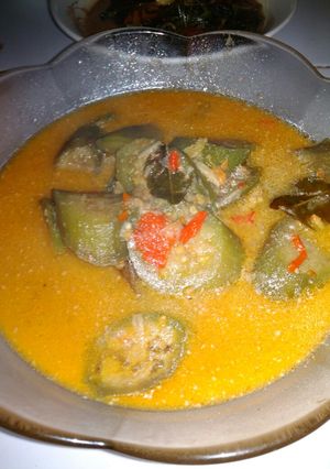Foto resep Pecel terong kuah santan #bikinramadanberkesan