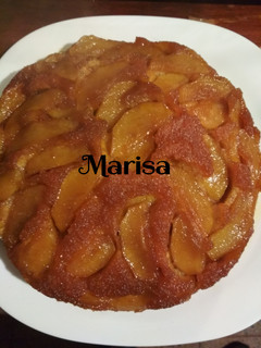 Una foto de Torta invertida, sin manteca. No falla