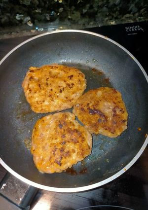 Una foto de Mini hamburguesas de ternera con zanahoria BLW