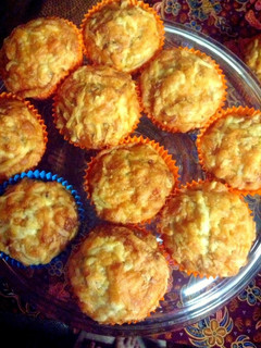 A picture of Cheese and Bacon Muffin.