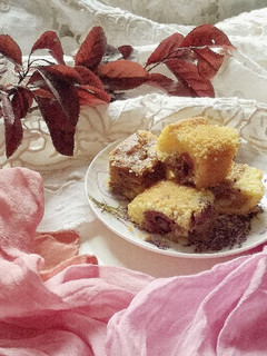 Meggyes sütemény recept fotója
