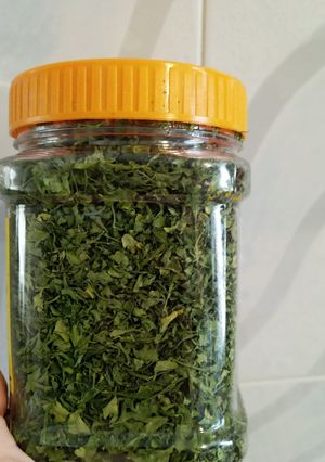 عکسی از دستور خشک کردن جعفری🌿