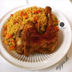 Jollof rice A picture of Jollof rice.