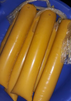 Una foto de Bolis de ahuyama con leche