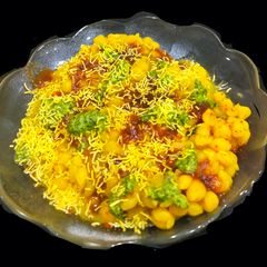 Stuffed Ragda Pattice Chat A picture of Stuffed Ragda Pattice Chat.