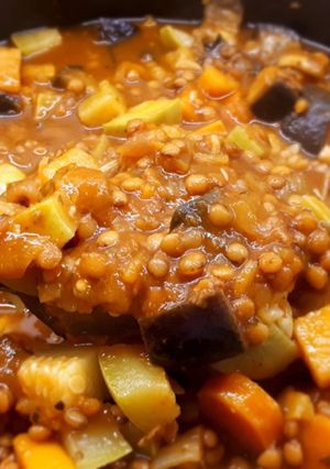 Una foto de Cazuela vegetariana