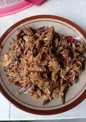 Foto resep Tongkol suwir pedas manis