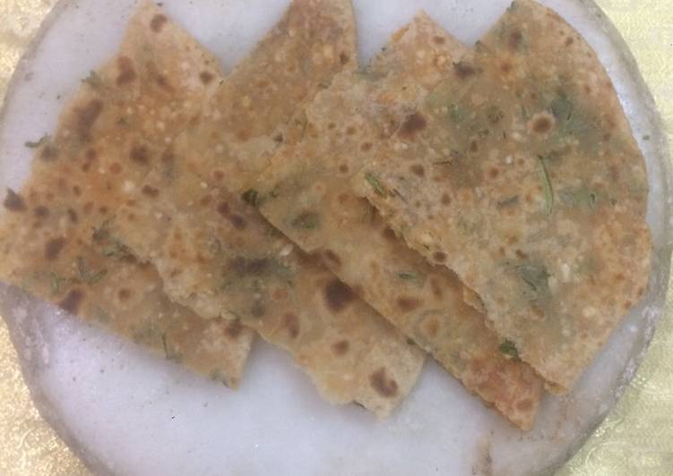 Simple Way to Make Speedy Masala peanut paratha