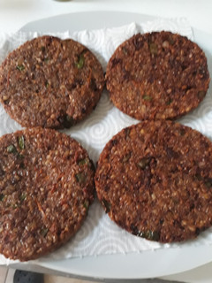 Una foto de Hamburguesas de trigo