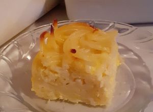 O poză a rețetei Macaroane cu branza la cuptor.