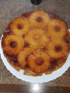 Una foto de Bizcocho de yogurt y piña
