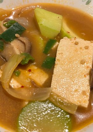 Foto resep Doenjang Jjjigae Tanpa Daging - the next level