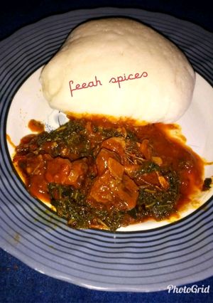 A picture of Semo wv efo soup.