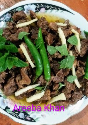 A picture of Peshawari Namkeen Gosht.