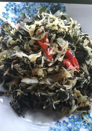 Foto resep Tumis Daun Ubi Teri Medan