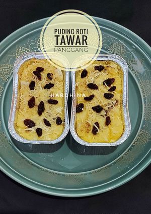 Foto resep Puding Roti Tawar Panggang