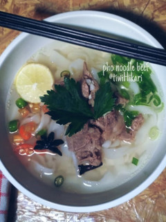 Foto resep Pho noodle beef