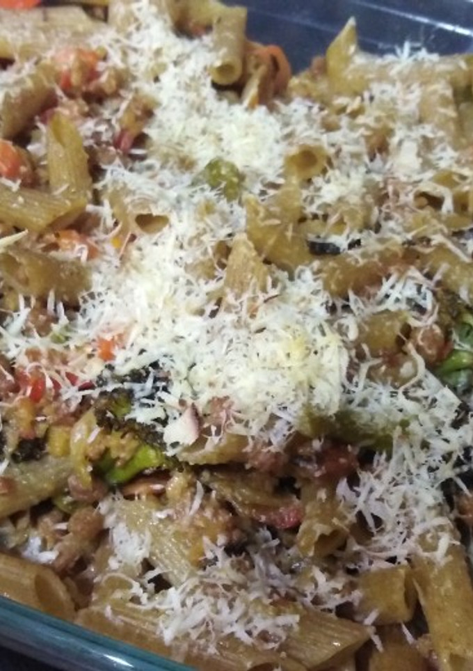Una foto de Macarrones vegetarianos