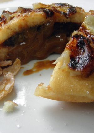 Una foto de Hot cakes rellenos