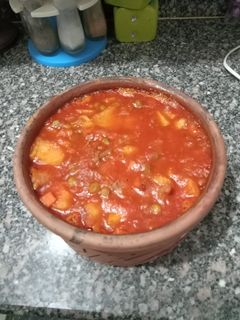 صورة لوصفة طاجن تورلي خضار ولحمه