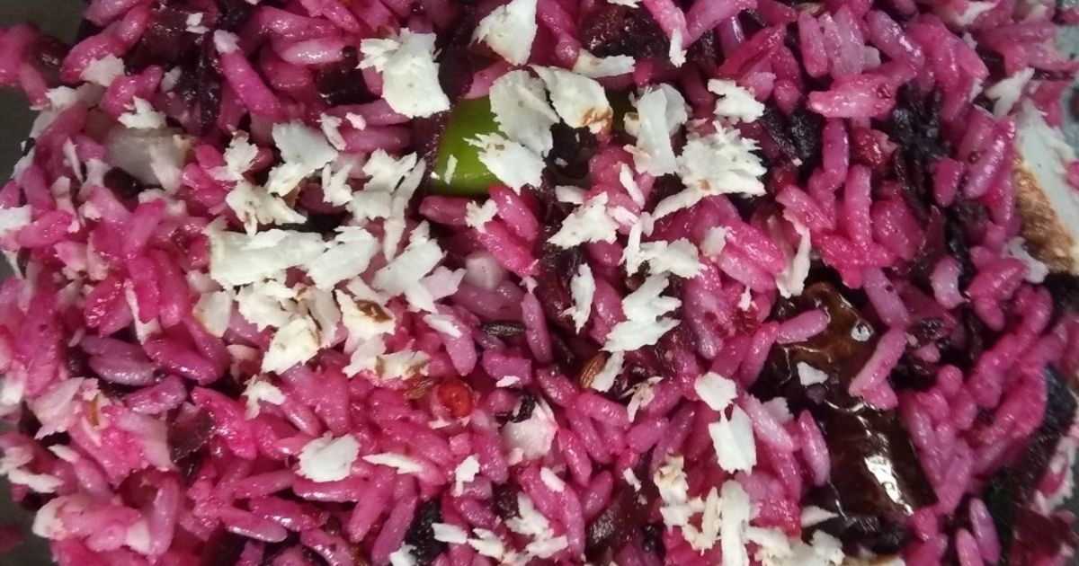 Beetroot Rice Recipe by Pinky Jain - Cookpad