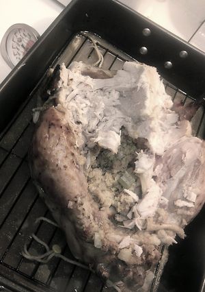 A picture of lil butterball small man's turkey.